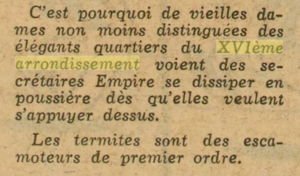 Dames du XVIème arrondissement dans la presse
