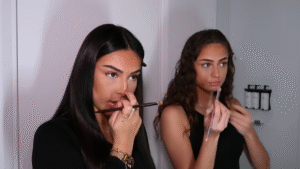 Maquillage d'une meuf du 92i