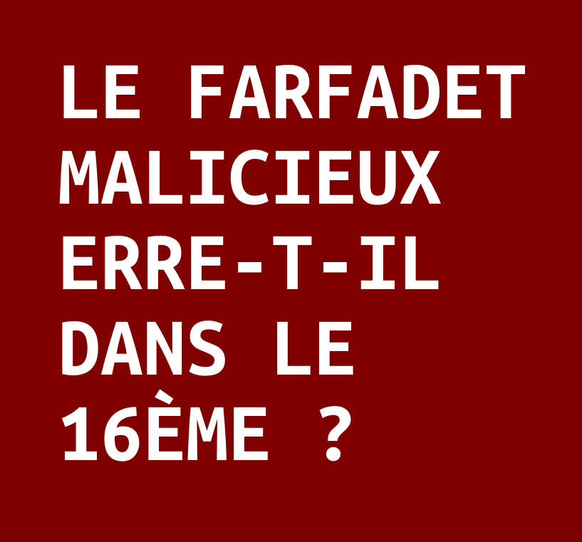 Farfadet malicieux dans le 16ème