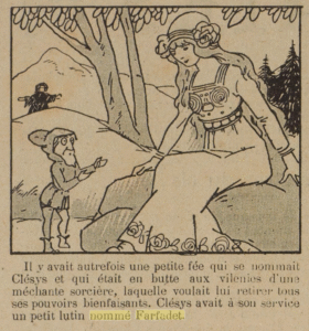 Histoire du farfadet en image