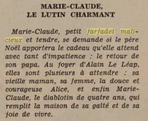 Petit farfadet malicieux 