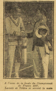 Photo du champion René Lacoste